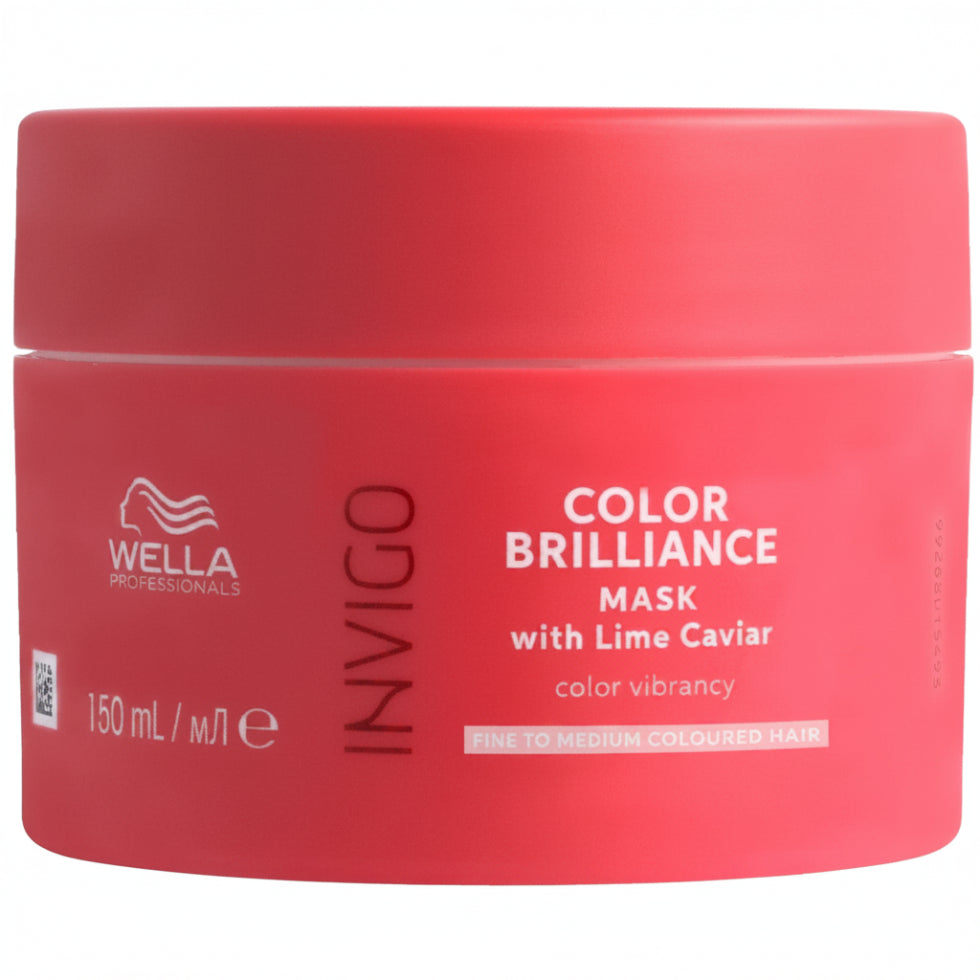 Wella Invigo Colour Brilliance Vibrant Colour Mask 150ml for fine normal color treated hair hydration protection and shine**