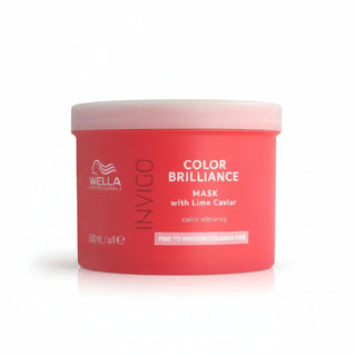 Wella Invigo Colour Brilliance Vibrant Colour Mask 500ml for fine normal color treated hair protection hydration and shine**