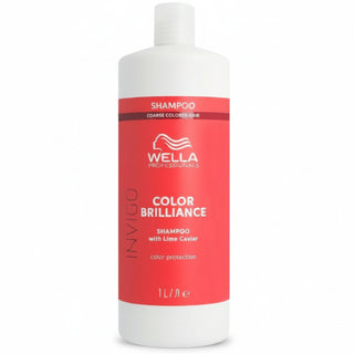 
Wella Invigo Colour Brilliance Shampoo 1000ml for coarse color treated hair vibrancy shine and color protection