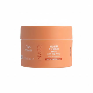 Wella Invigo Nutri Enrich Deep Nourishing Mask 150ml for dry damaged hair hydration repair and softness**