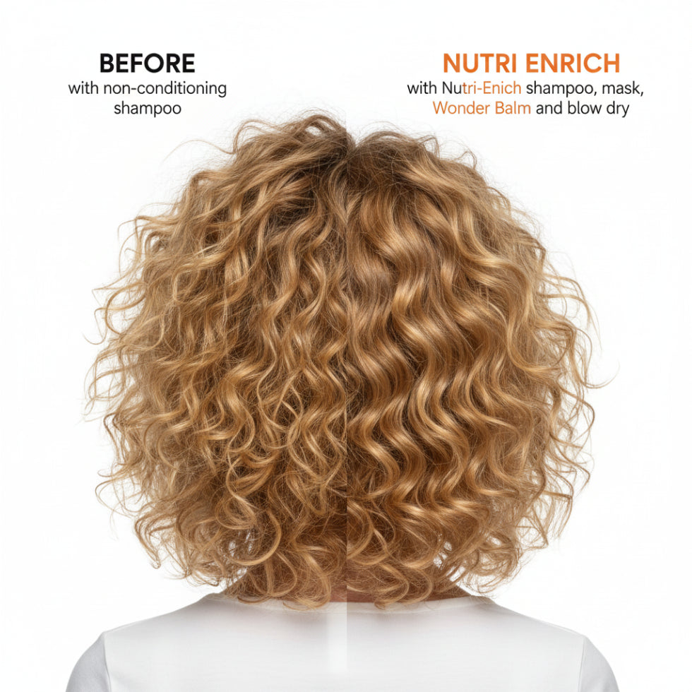 Wella Invigo Nutri Enrich Deep Nourishing Mask 500ml for dry damaged hair hydration repair softness and shine**