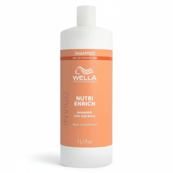 Wella Professionals Invigo Nutri-Enrich Deep Nourishing Shampoo 1000ml – Dry Hair Care