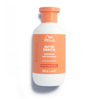 Wella Professionals Nutri Enrich Shampoo 300ml for dry and damaged hair care cleansing