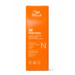 Wella Pro+ Perform permanent hair straightener with AHA and betaine for smooth hair