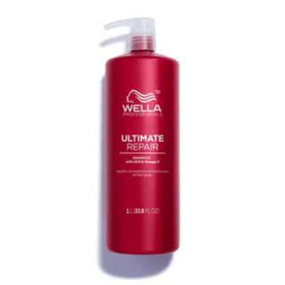 Wella Ultimate Repair Shampoo 1000ml professional damaged hair repair cleansing shampoo