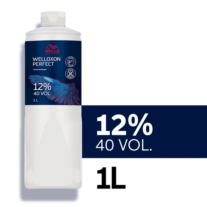 Wella Welloxon Perfect 12% 40 Vol cream developer for maximum hair lift and bleaching