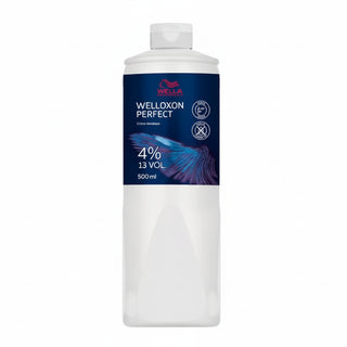 Wella Welloxon Perfect 4 Percent 13 Vol Developer 500ml for professional hair coloring tone refinement and gentle lift services**