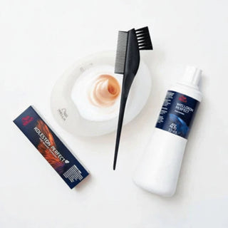 Wella Welloxon Perfect 4 Percent 13 Vol Developer 500ml for professional hair coloring tone refinement and gentle lift services**
