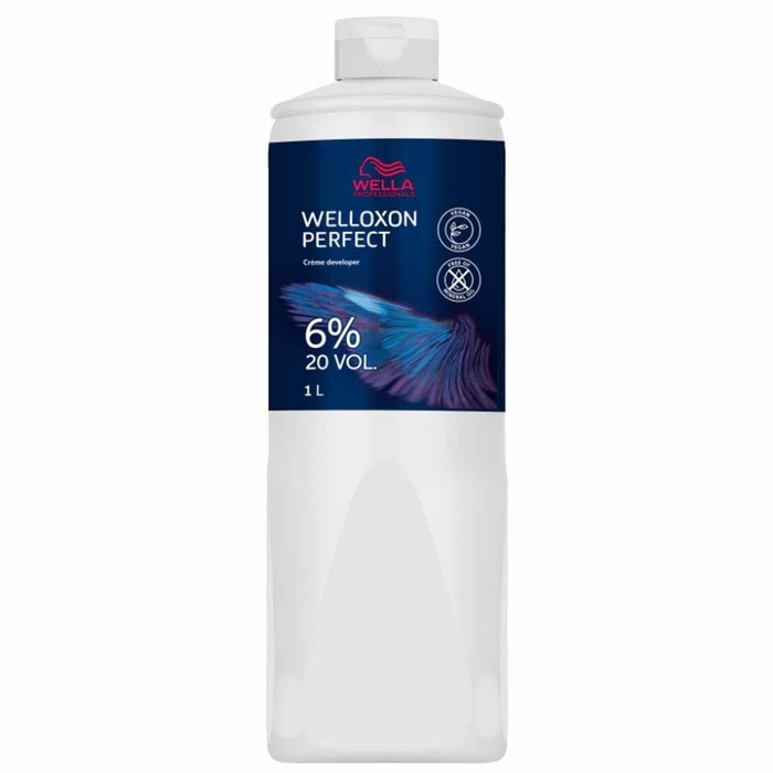 Wella Welloxon Perfect 6% 20 Vol cream developer for salon hair coloring and lift