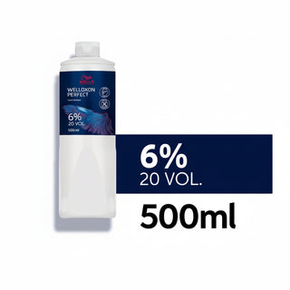 Wella Welloxon Perfect 6 Percent 20 Vol Developer 500ml for professional hair coloring grey coverage and salon color services**