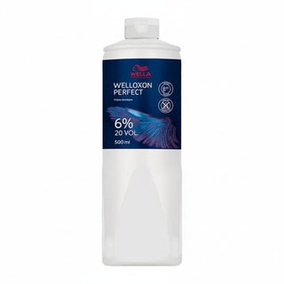 Wella Welloxon Perfect 6 Percent 20 Vol Developer 500ml for professional hair coloring grey coverage and salon color services**