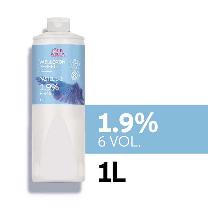 Wella Welloxon Perfect 1.9% cream developer for pastel hair coloring and toning