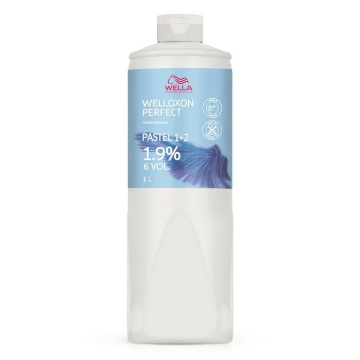 Wella Welloxon Perfect 1.9% cream developer for pastel hair coloring and toning