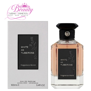 White As Tuberose EDP 100ml by Fragrance World | Elegant Floral Fruity Unisex Perfume