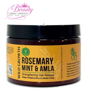 Wild Growth Rosemary Mint & Amla Strengthening Hair Masque 340g | Deep Repair Mask