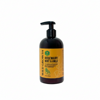 wild growth rosemary mint amla strengthening conditioner hydration shine soft smooth healthy hair care