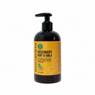wild growth rosemary mint amla strengthening shampoo sulfate free hair growth scalp care nourishing shampoo