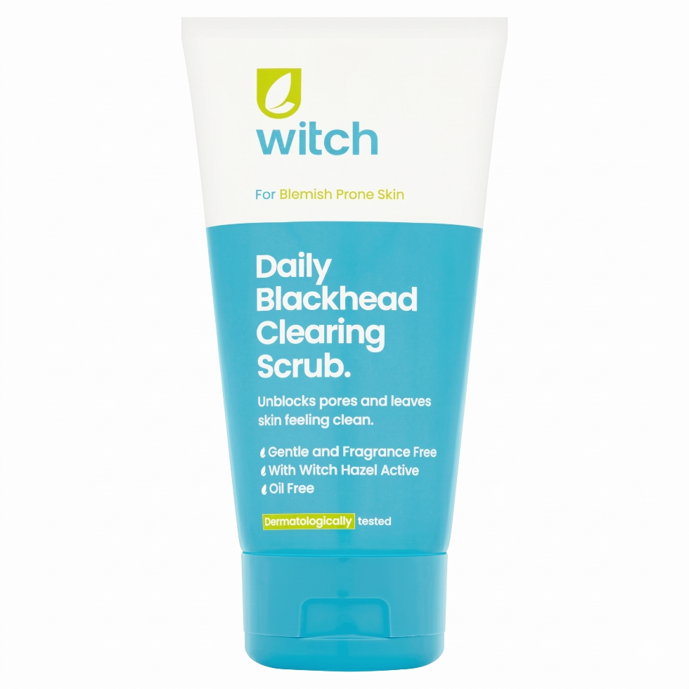 witch daily blackhead clearing scrub 150ml exfoliating face scrub for deep pore cleansing and smooth skin