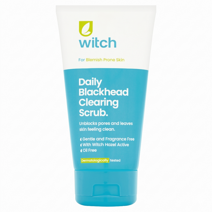 witch daily blackhead clearing scrub 150ml exfoliating face scrub for deep pore cleansing and smooth skin