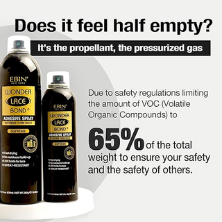 EBIN Wonder Lace Bond Adhesive Spray Extreme Mega Hold 80ml- Supreme Wig Hold