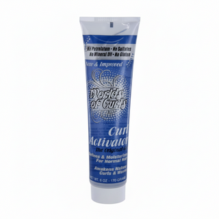 worlds of curls curl activator gel 6oz define hydrate normal curly hair soft shiny curls