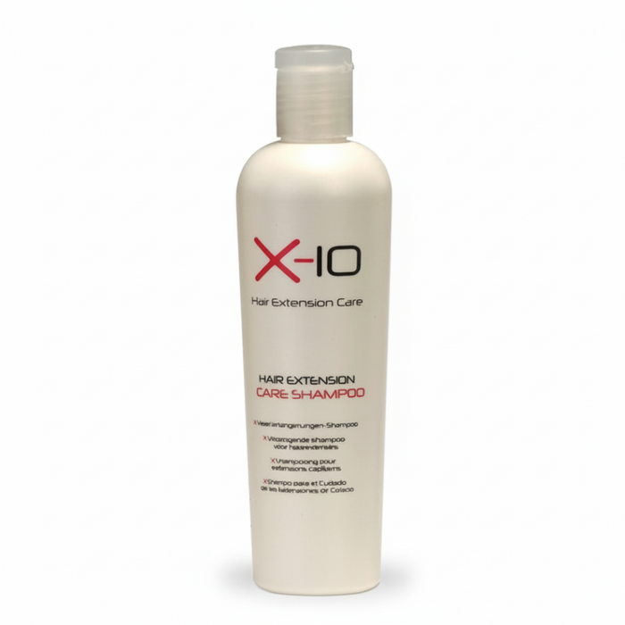X-10 Hair Extension Care Shampoo 250ml | Gentle Cleansing & Detangling for Extensions