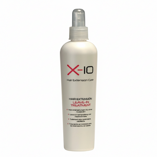 x-10 hair extension care leave in treatment instant conditioning uv protection smooth soft manageable hair