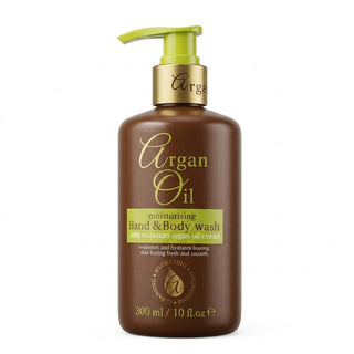 xbc argan oil hand and body wash 300ml moisturizing cleanser for soft smooth skin