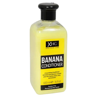 XHC Vegan Banana Conditioner 400ml nourishing softening hair conditioner for smooth shiny hair.