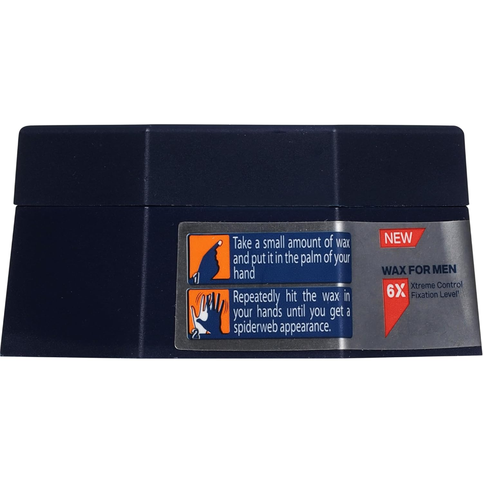 xtreme wax wet effect 60g strong hold mens hair styling shiny finish