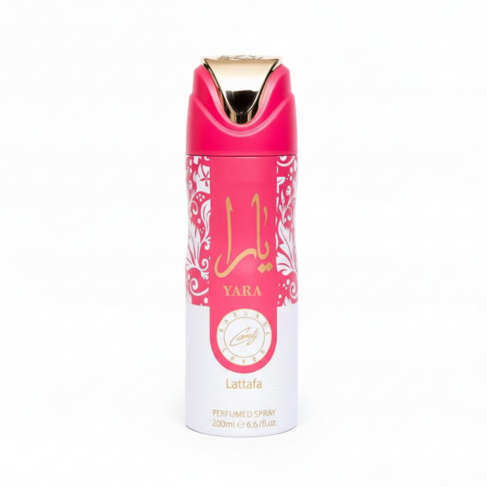 Yara Candy Deodorant Body Spray 200ml By Lattafa | Sweet Fruity & Vanilla Scent