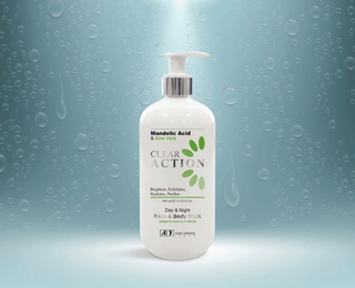 A3 Clear Action Day & Night Face & Body Milk With Mandelic Acid & Aloe Vera 400 ML/13.52 Fl.oz