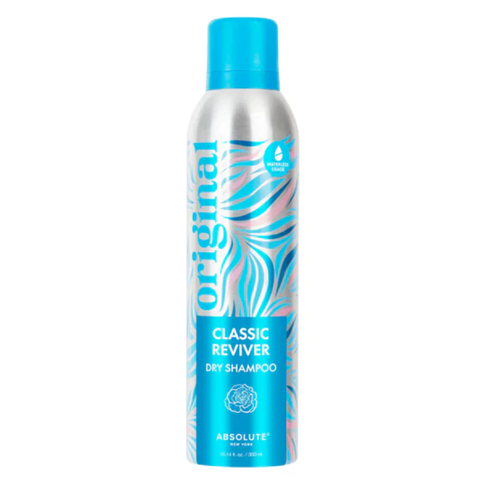 absolute new york classic reviver original dry shampoo 300ml refresh volumize hair oil control spray lightweight no wash hair freshener styling product