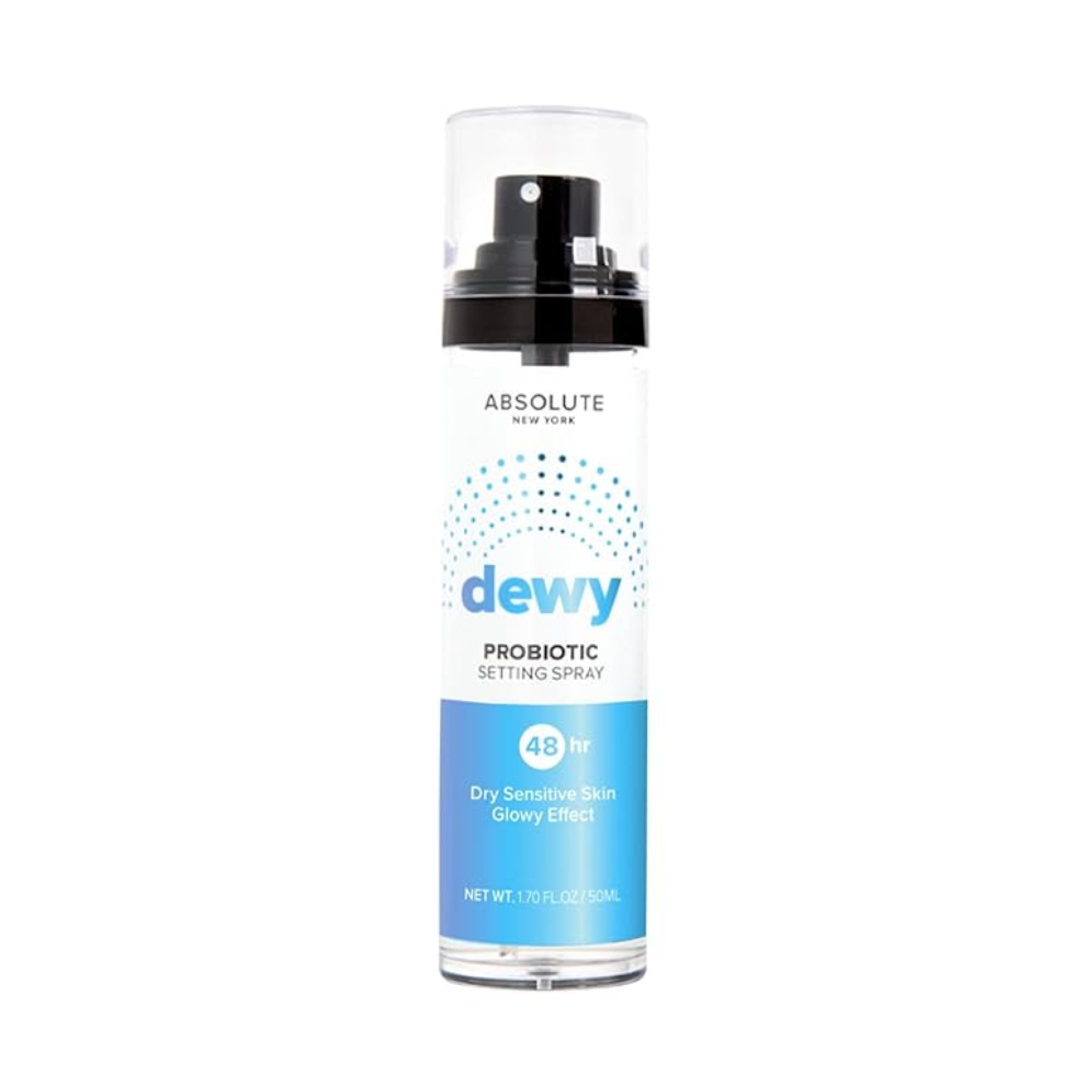 absolute new york probiotic soothe setting spray hydrating calming skin balancing makeup mist lightweight face spray fixer soothing finish