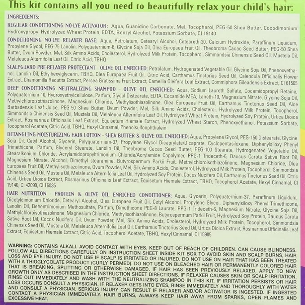 africa's best kids organics organic conditioning relaxer system with scalpguard no lye regular