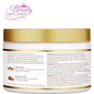 African Pride Aloe & Coconut Oil Deep Conditioner – 340g Repair & Hydrate Curls