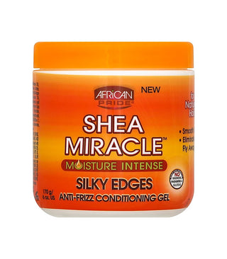 African Pride Shea Miracle Silky Edges Anti-Frizz Conditioning Gel 170g/6oz
