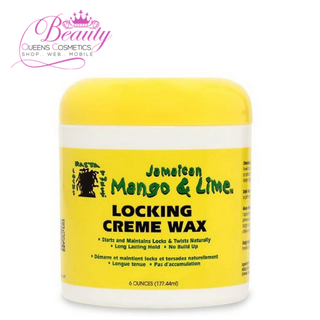 Jamaican Mango & Lime Locking Creme Wax 6oz – Soft Hold for Healthy Locs