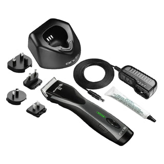 andis supra zr ii cordless clipper 5 speed detachable blade professional barber hair cutting machine for fades blending and all hair types grooming tool

