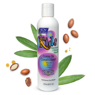 atone kids leave in conditioner 237ml detangles repairs adds shine soft kids hair care no rinse