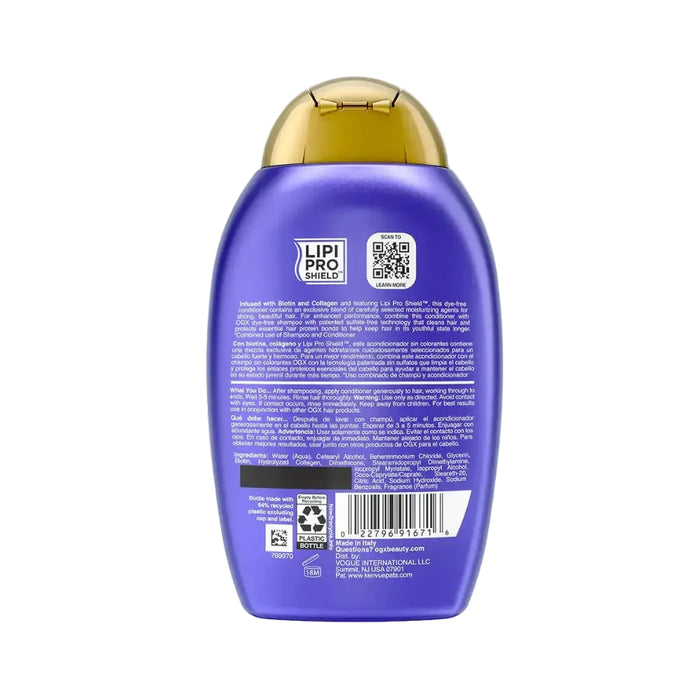 OGX Biotin & Collagen Conditioner 385ml | Thick Volumizing Hair Care