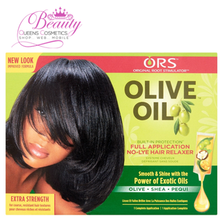 ORS Olive Oil No-Lye Hair Relaxer Full Application | Extra Strength & Normal