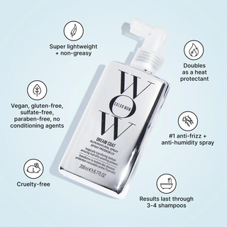 Color WOW Dream Coat Supernatural Spray 200ml – Anti-Frizz Treatment for Smooth, Glossy Hair
