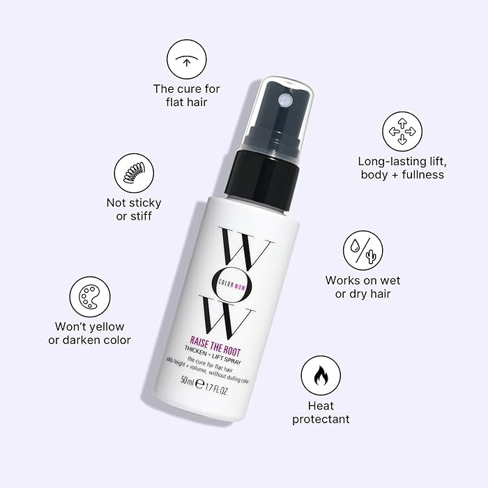 Color Wow Raise The Root Hair Volumizing Spray 50ml – Instant Lift, Heat Protection & Long-Lasting Volume