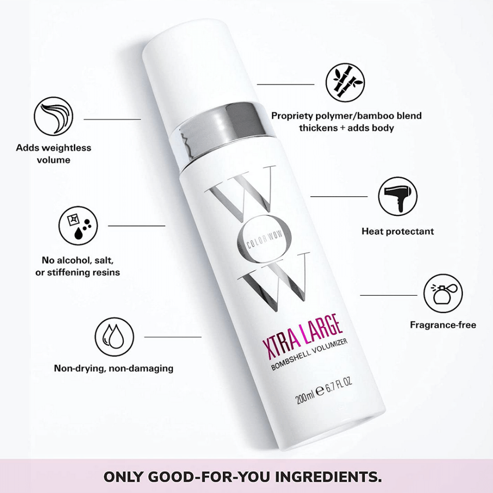 Color Wow Xtra Large Bombshell Volumizer 50ml – Long-Lasting Volume for Fine, Thin Hair