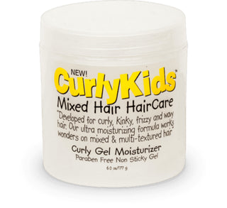 curly kids mixed haircare curly gel moisturizer 170g define hydrate curls frizz control soft manageable kids curly hair care