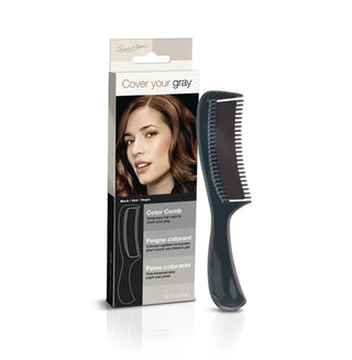 COUVREZ VOTRE PEIGNE DE COULEUR GRIS-MARRON FONCÉ