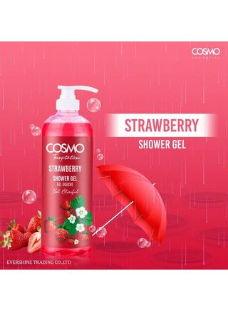COSMO Temptation Cherry Blossom Shower Gel 1000ml | Soft, Fresh & Floral Cleanse
