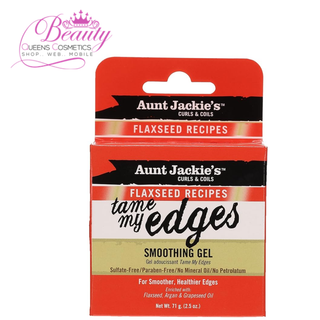 Aunt Jackie's Flaxseed Tame My Edges Smoothing Gel | Sleek Hold – 2.5oz