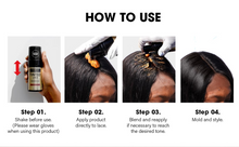 EBIN Tinted Lace Mousse 100ml | Light, Medium, Dark & Medium Dark Brown – Flawless Wig Tint